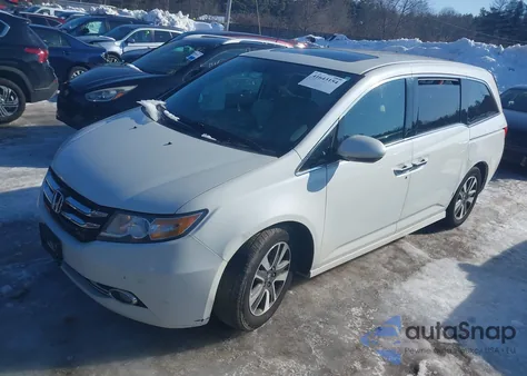 2014 Honda Odyssey Touring/Touring Elite z USA, uszkodzony, nr VIN 5FNRL5H9XEB137602